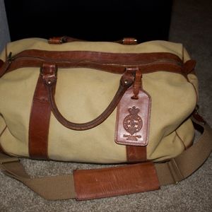 Polo Ralph Lauren Leather and Canvas Duffel
